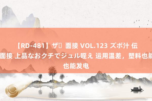 【RD-481】ザ・面接 VOL.123 ズボ汁 伝染 逆面接 上品なおクチでジュル咥え 运用温差，塑料也能发电