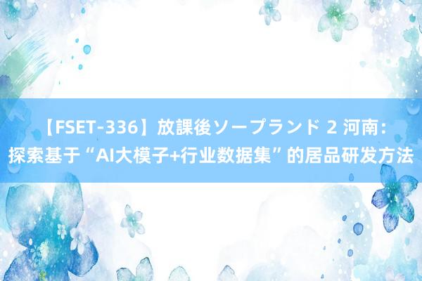 【FSET-336】放課後ソープランド 2 河南：探索基于“AI大模子+行业数据集”的居品研发方法