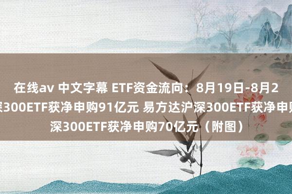 在线av 中文字幕 ETF资金流向：8月19日-8月23日华泰柏瑞沪深300ETF获净申购91亿元 易方达沪深300ETF获净申购70亿元（附图）