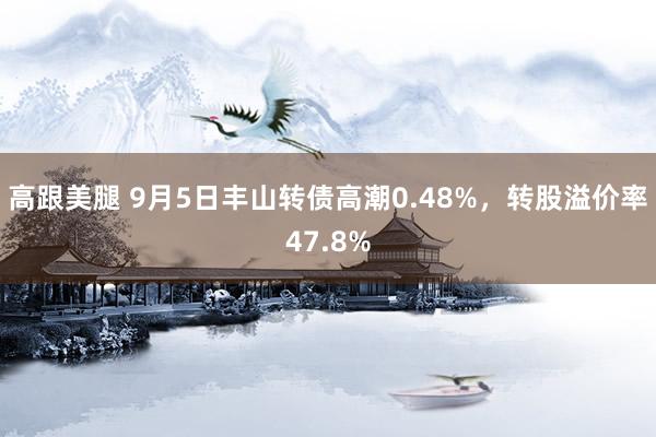 高跟美腿 9月5日丰山转债高潮0.48%，转股溢价率47.8%